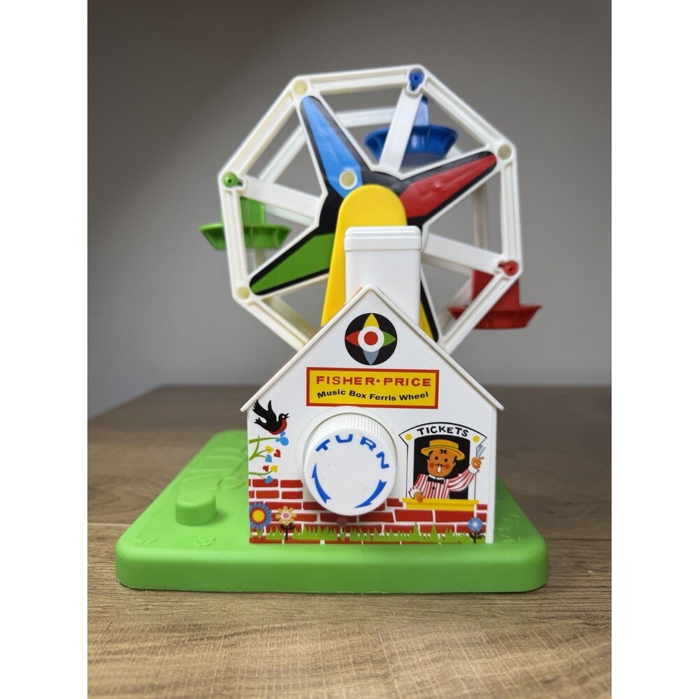 Fisher Price Little People Music Box Ferris Wheel Tested & Working 2015